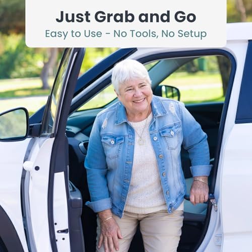 PELEGON Car Door Handle for Elderly (2 Pack) Car Cane Assist - Product Imagery