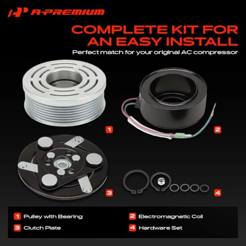 A-Premium Air Conditioner AC Compressor Clutch Kit - Product Imagery