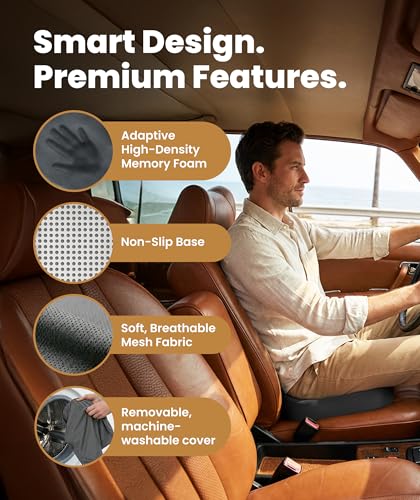 Everlasting Comfort Doctor Recommended Memory Foam Seat Cushion - Product Imagery