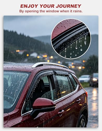Window Visors Rain Guards for Honda HRV HR-V 2023-2026 LX EX-L - Product Imagery