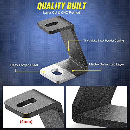 Nilight Ditch Light Brackets for Ford Raptor 2017-2023 F-150 - Product Imagery
