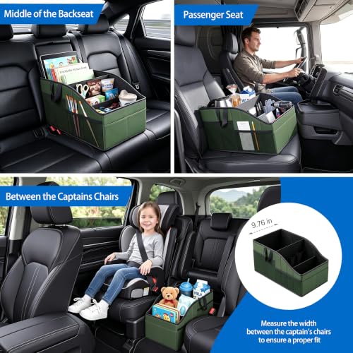 WHHMK Sturdy Leather Car Storage Support Up to 33 LB of Weight, - Product Imagery