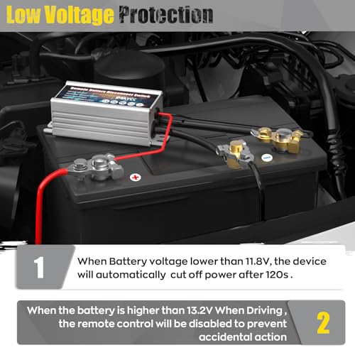 IMAYCC Battery Kill Switch for Car 12V 120A, Remote Battery - Product Imagery