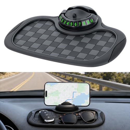 Car Anti-Slip Mat, 360° Rotating Universal Phone Holder for Car - Product Imagery