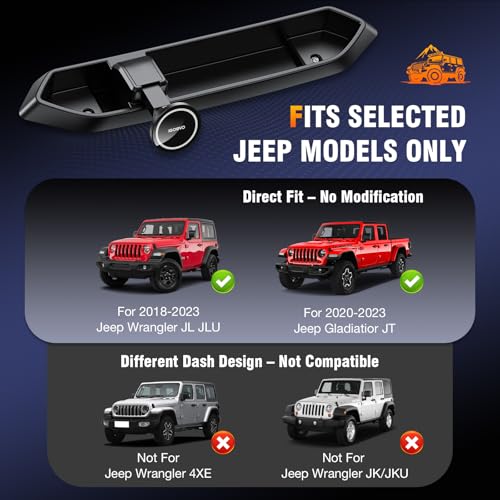 Magnetic Phone Mount for 2018 2019 2020 2021 2022 2023 Jeep - Product Imagery