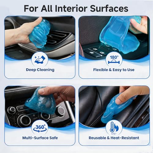 toretark Car Cleaning Supplies for Vents, Crevices Car - Product Imagery