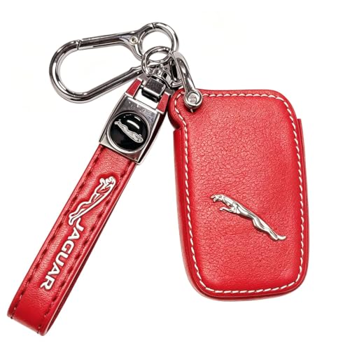 Leather Car Keychain, forJaguar I-PAC F-PAC E-PAC XEL XFL XJ XF - Product Imagery
