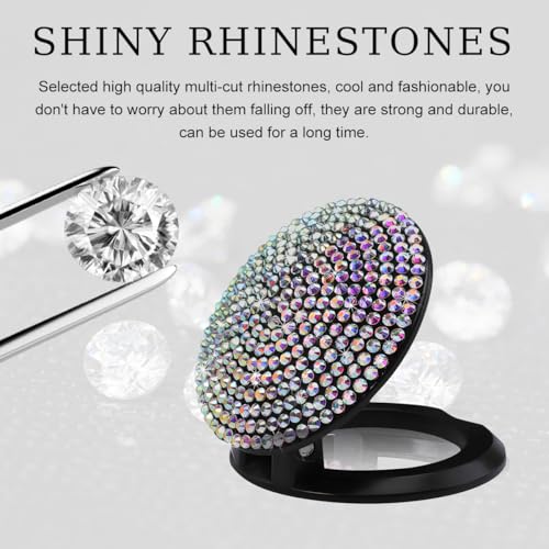 povtii Car Start Stop Button Cover, Anti-Scratch Bling Push - Product Imagery