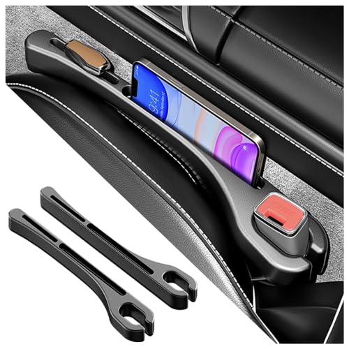 2PCS Car Seat Gap Filler Organizer with Phone Holder,[Upgrade - Product Imagery