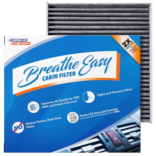 Spearhead Odor Defense Breathe Easy AC & Heater Cabin Air Filter - Product Imagery