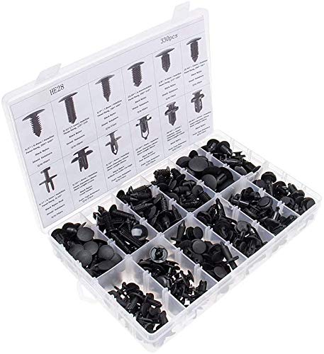 ANTS PART 330Pcs Car Bumper Clips Plastic Rivet Fasteners Push - Product Imagery