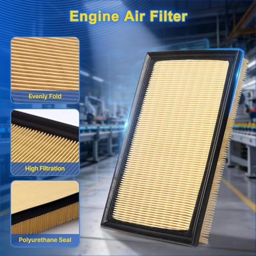 Cabin & Engine Air Filter Kit for 2010-2012 Lexus HS250h - Product Imagery