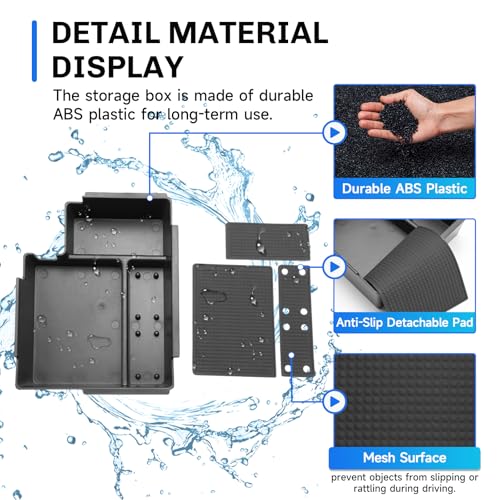 SXCY for 2025 2026 2027 Ford Explorer Center Console Organizer - Product Imagery