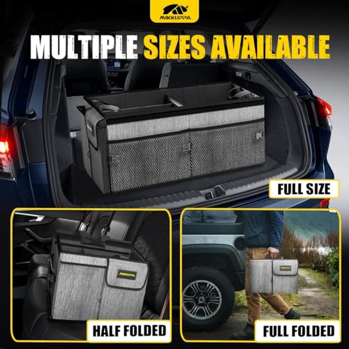 MIKKUPPA Trunk Organizer with Lid - 65L Collapsible Car - Product Imagery