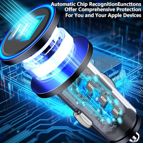 2Pack USB C Car Charger, Rombica 67W Multiport Power Fast Car - Product Imagery