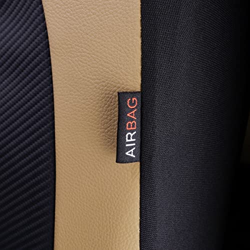 Flying Banner car seat Covers Protects Water Proof Faux Leather - Product Imagery