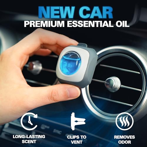 Air Jungles New Car Scent Car Air Freshener Vent Clip 6 Ct, Long - Product Imagery