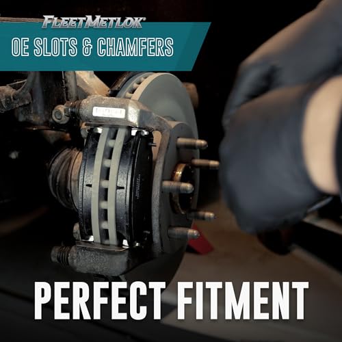 Bendix Fleet Metlok MKD1680FM Semi-Metallic Front Brake Pads for - Product Imagery