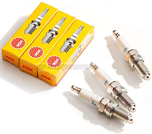 NGK 4339 DCPR8E Compatible With SeaDoo 4-Tec Spark Plug Set All - Product Imagery
