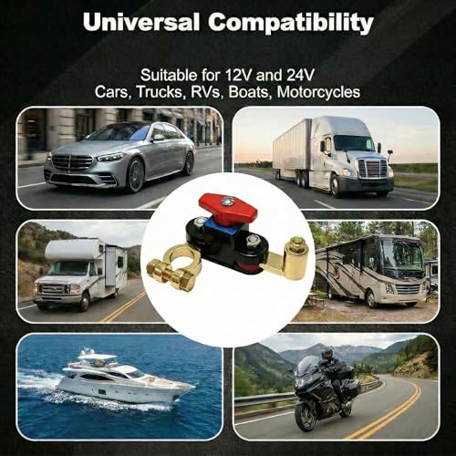 2026 New Car Battery Power Cut-Off Switch Breaker, Adjustable - Product Imagery