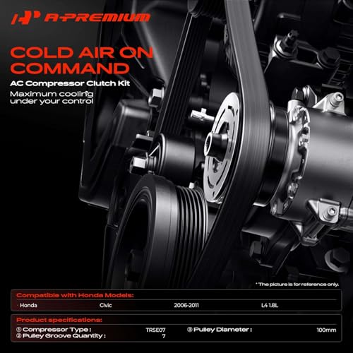 A-Premium Air Conditioner AC Compressor Clutch Kit - Product Imagery