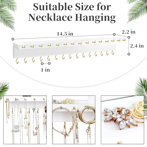 YYILIS Necklace Holder, Upgraded Extra Large Wall Necklace - Product Imagery