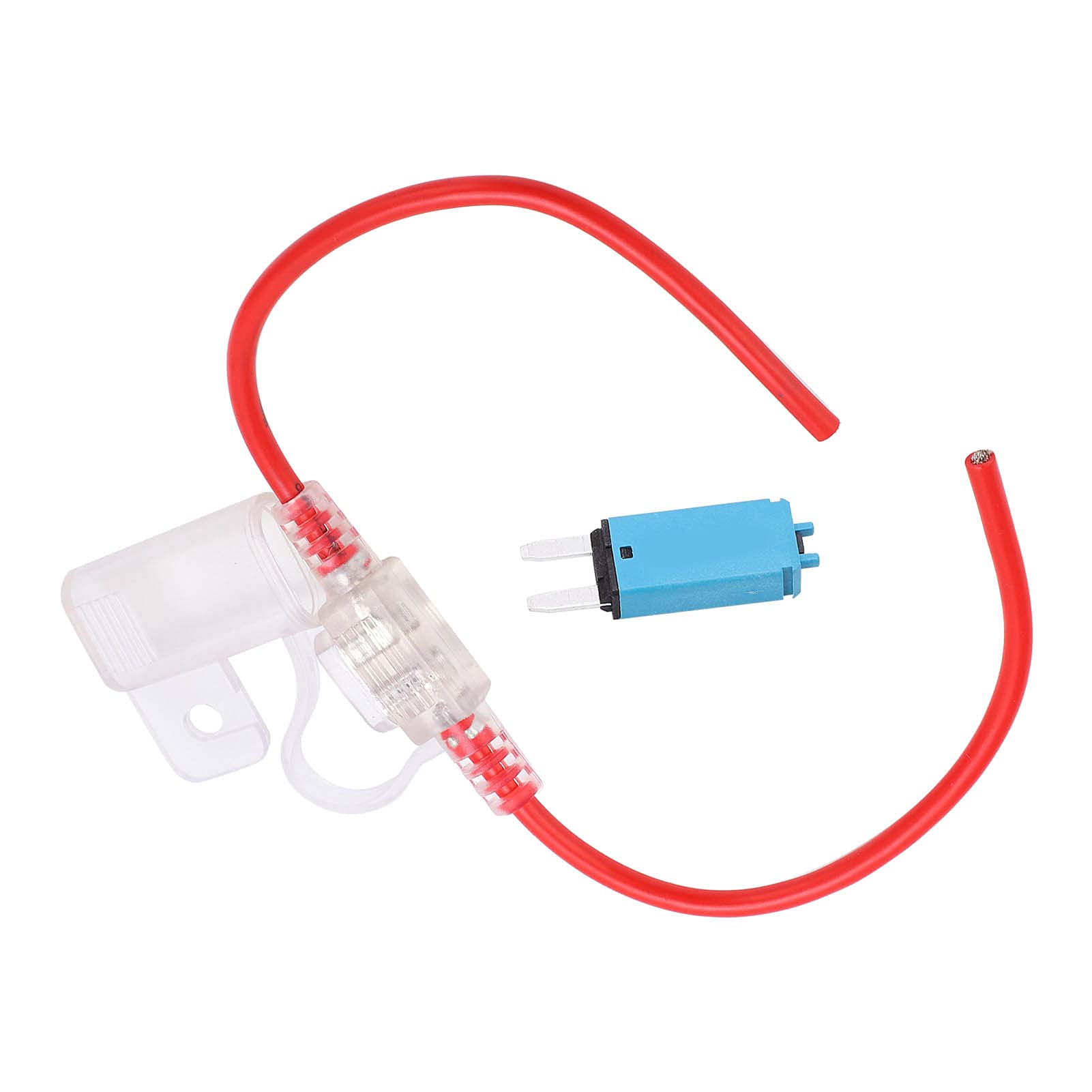 31.5cm Manual Reset Circuit Breaker Holder, 15A Auto Reset Block - Product Imagery