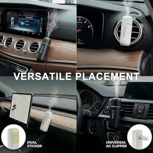 Car Perfume Diffuser, (UPGADED) Air freshener, Waterless - Product Imagery