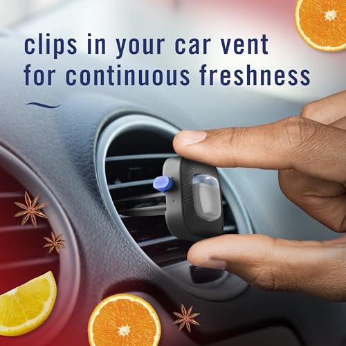 Febreze Odour-Fighting Auto Air Freshener, Car Vent Clip, Old - Product Imagery
