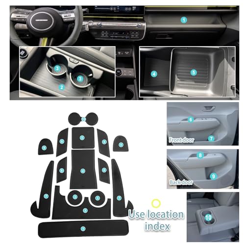 SHAOHAO for 2025 2026 Hyundai Kona Accessories Center Console - Product Imagery