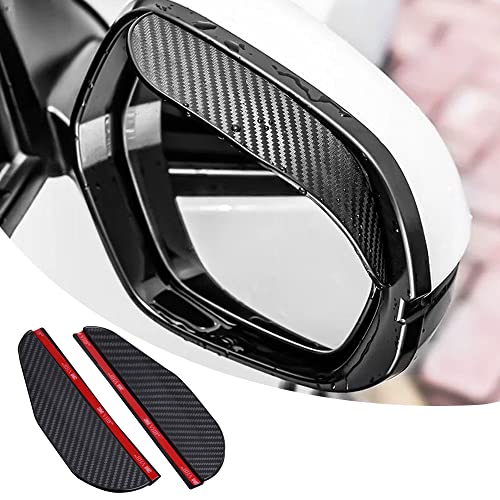 Pincuttee Mirror Rain Visor Eyebrow, Side Mirror Rain Guards, - Product Imagery