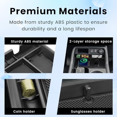 3PCS Center Console Organizer for 2023-2026 Honda Pilot/26 - Product Imagery
