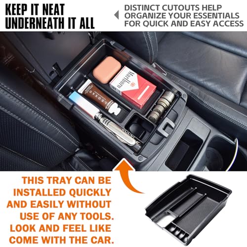 TACORBO Center Console Tray Compatible with Nissan Rogue - Product Imagery
