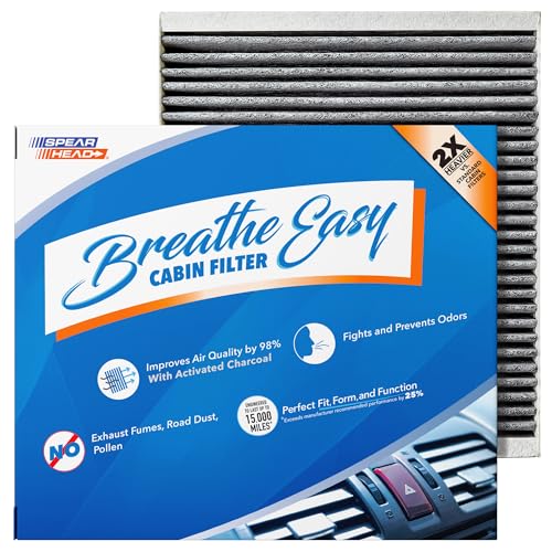 Spearhead Odor Defense Breathe Easy AC & Heater Cabin Air Filter - Product Imagery