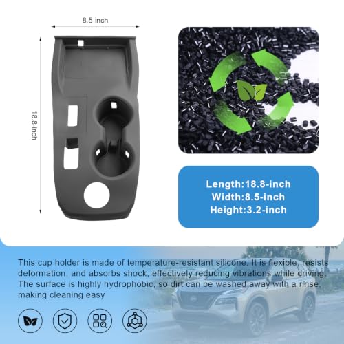 2021-2026 Rogue Center Console Silicone Protector, Cup - Product Imagery
