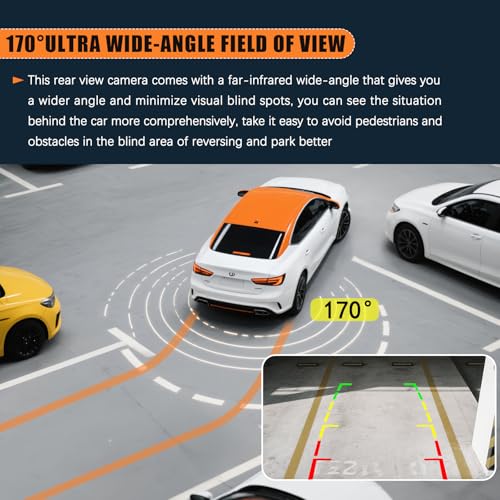 AG1Z-19G490-D Rear View Backup Camera Compatible with Ford - Product Imagery