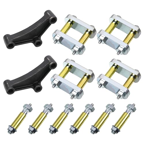 Sporacingrts Heavy Duty Shackle Upgrade Kit with 2Pcs Trailer - Product Imagery