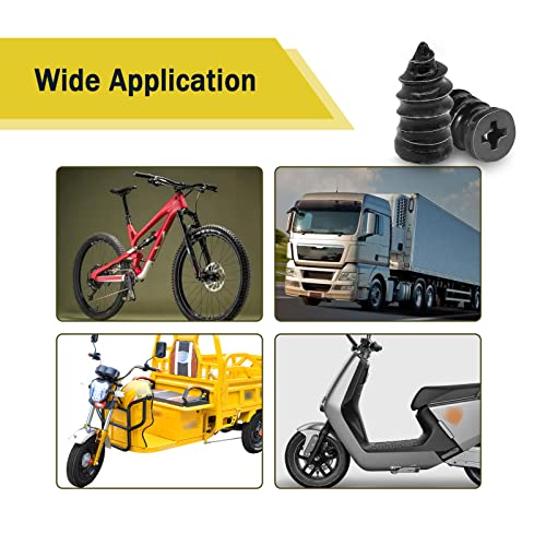 60PCS Tire Repair Rubber Nail, Vacuum Tire Repair Kits Spiral - Product Imagery