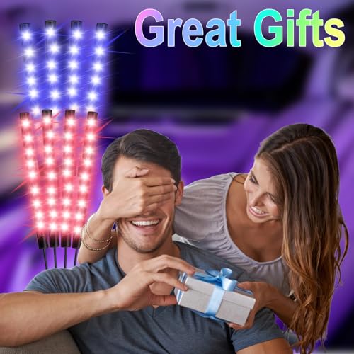 BFXM Car Interior Lights, LED Lights Strip with USB Adapter Car - Product Imagery