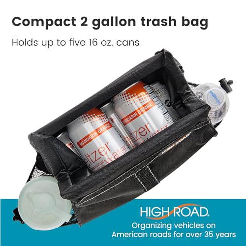High Road Car Trash Can and Tissue Holder, Hanging Trash Bag - Product Imagery