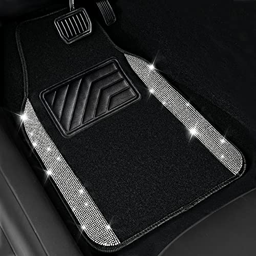 CAR PASS Bling Diamond Car Mats Shining Carpet Crystal - Product Imagery