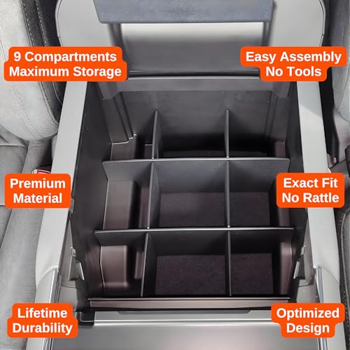 Vehicle OCD - Center Console Organizer for Ford F150 (select - Product Imagery