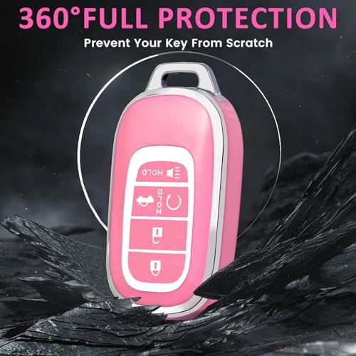 XIYANG TRADE for Honda Key fob Cover with Keychain,Soft TPU - Product Imagery