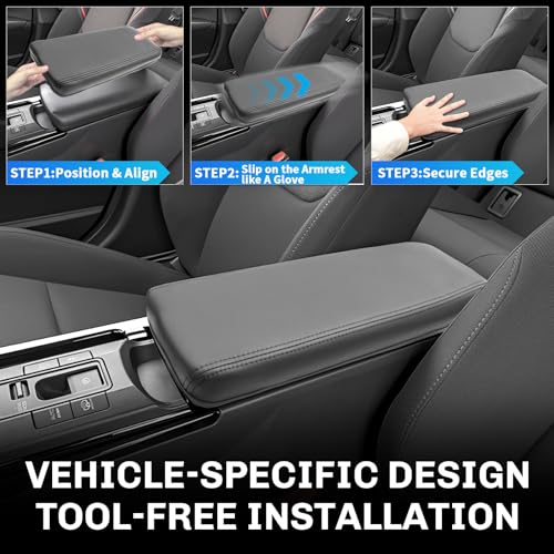 SXCY for 2025 2026 Toyota Prius Armrest Cover for 2025 2026 - Product Imagery