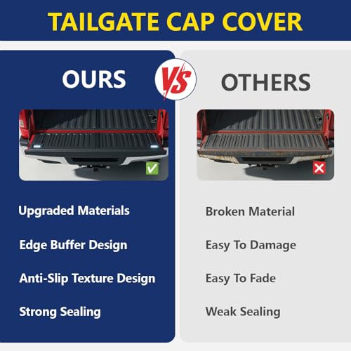Tail Gate Cover Replacement for Nissan Titan 2004-2012 Pickup - Product Imagery