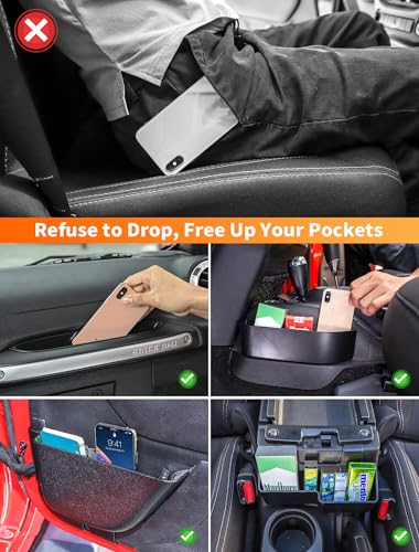 Savadicar 4 Pack Center Console Organizer, Interior Storage - Product Imagery