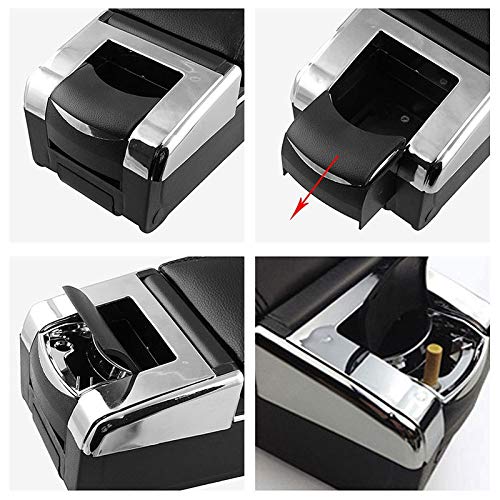 Leather Car Center Console Armrest Box Compatible with Honda - Product Imagery