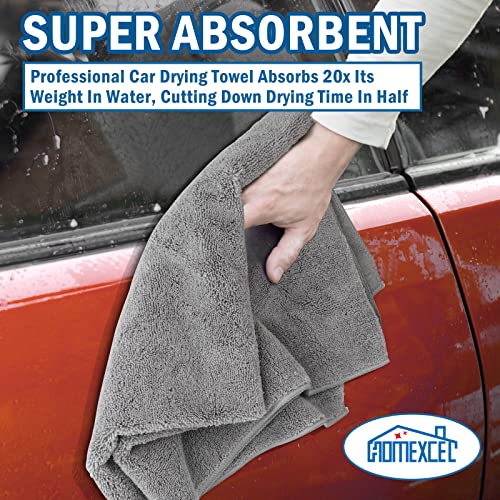 HOMEXCEL Professional Large Microfiber Car Drying Towels 2 Pack, - Product Imagery