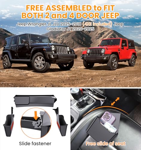 Eamplest Gear Shift Center Console Organizer Box for Jeep - Product Imagery