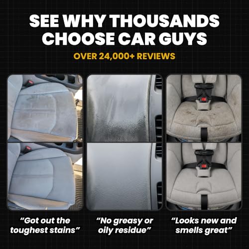 CarGuys Interior Car Cleaner for Tough Stains | Stain Remover - Product Imagery